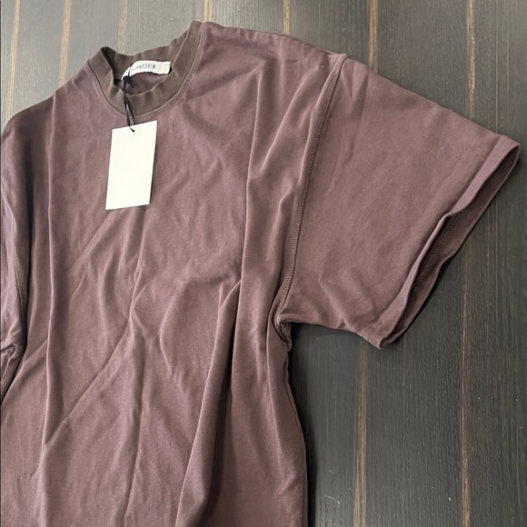 NWT - Second Skin Men's Crop T-Shirt – Brown, Size L - Picture 6 of 12